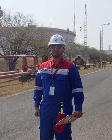 Site inspection at gas terminal facility